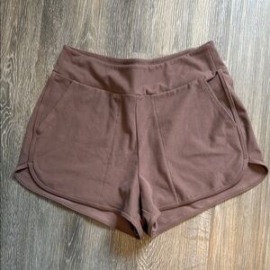 Abercrombie & Fitch Brown Athletic Shorts with Soft Cotton Blend
